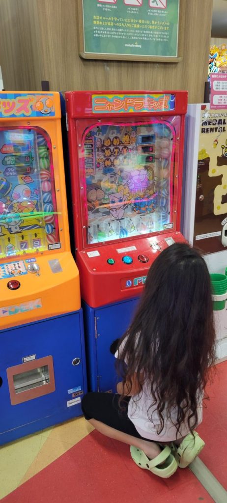 前回長男が大幅に金をゲームをゲットしたにゃんドラキッズも長女は不発・・・